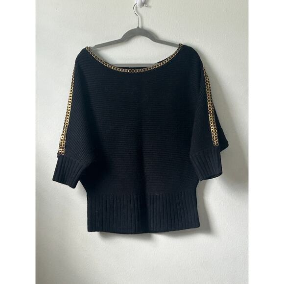 Black Cynthia Steffe, 90s, L, wool - with gold details - Picture 5 of 5